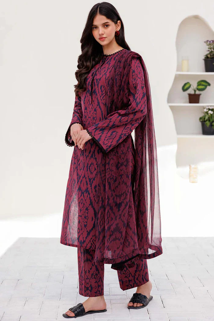 Classic Karandi Printed Suit – 3-Piece Set-822