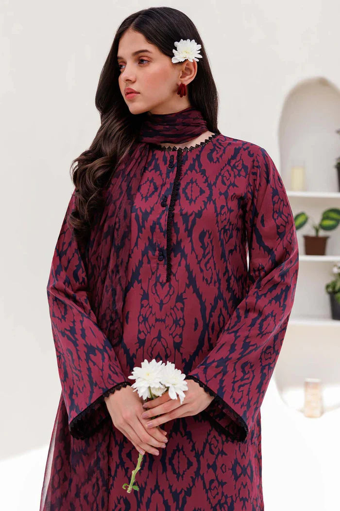 Classic Karandi Printed Suit – 3-Piece Set-822