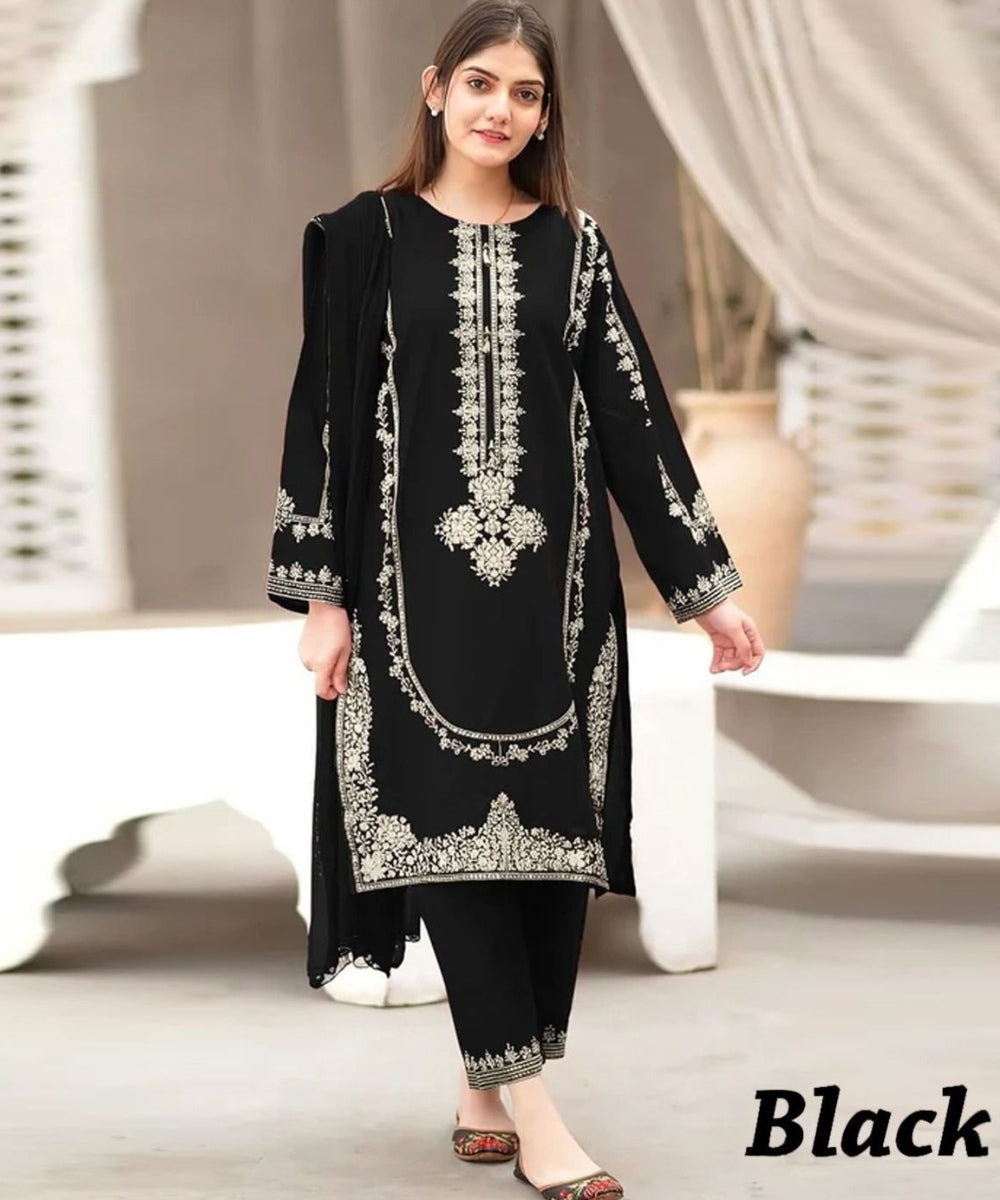 Premium Dhenak Fabric – 7 Elegant Winter Shades