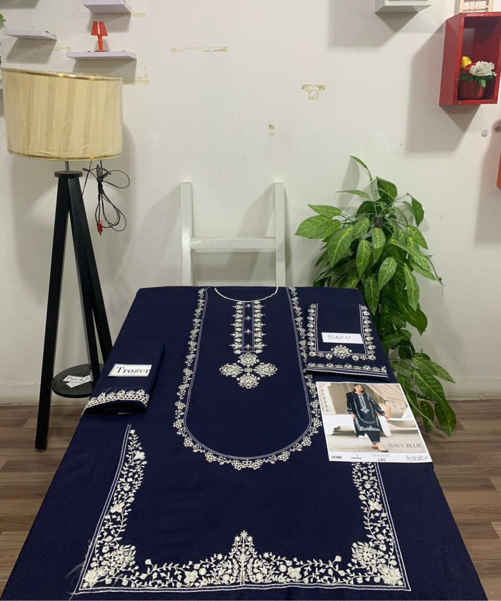 Premium Dhenak Fabric – 7 Elegant Winter Shades