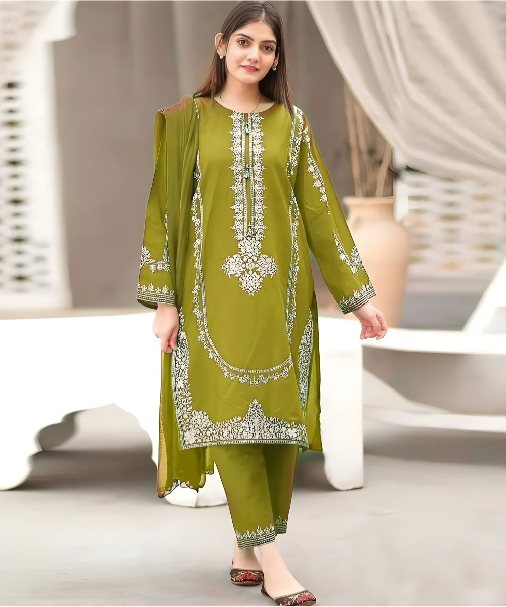 Premium Dhenak Fabric – 7 Elegant Winter Shades