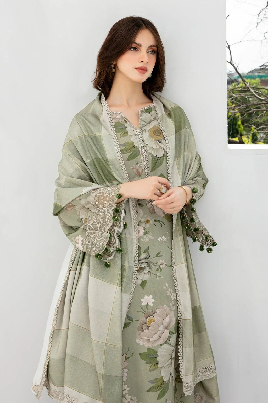 Classic Karandi Printed Suit – 3-Piece Set-801