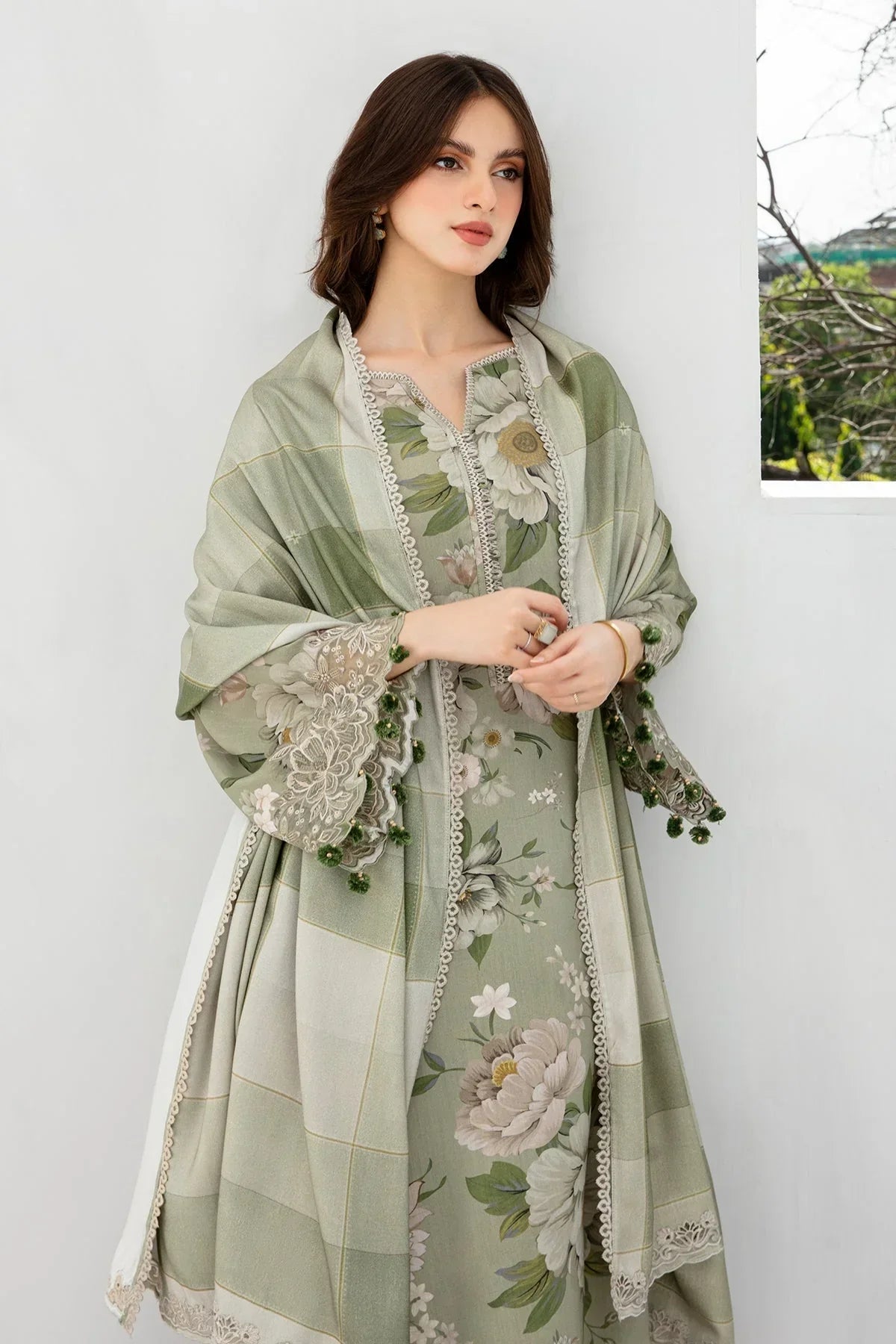 Classic Karandi Printed Suit – 3-Piece Set-801
