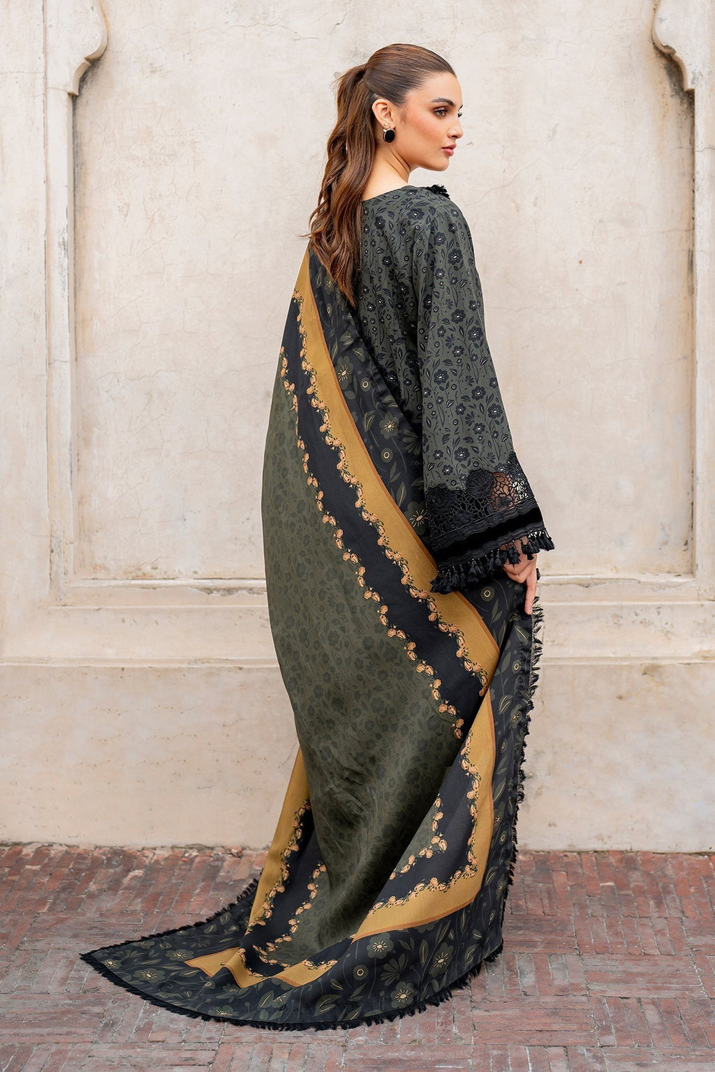 Classic Karandi Printed Suit – 3-Piece Set-831