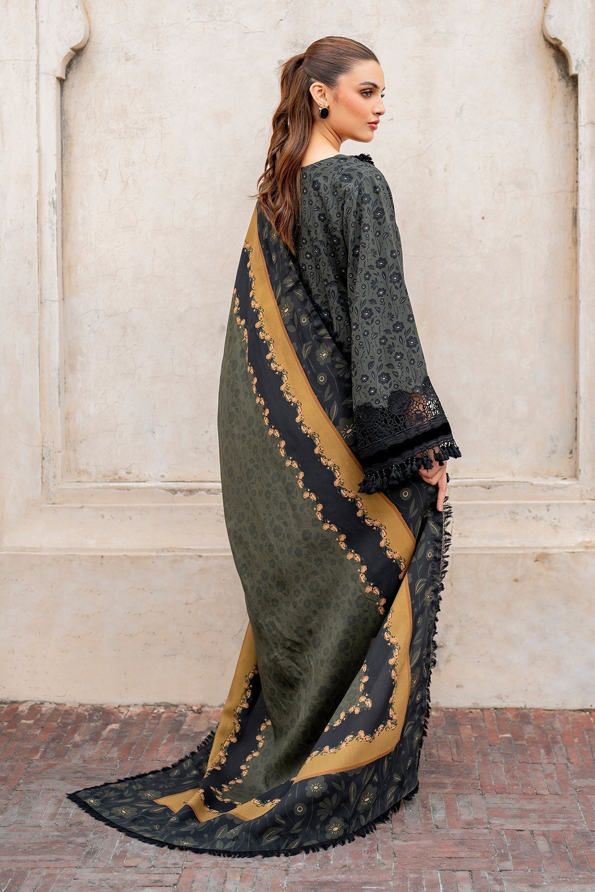 Classic Karandi Printed Suit – 3-Piece Set-831