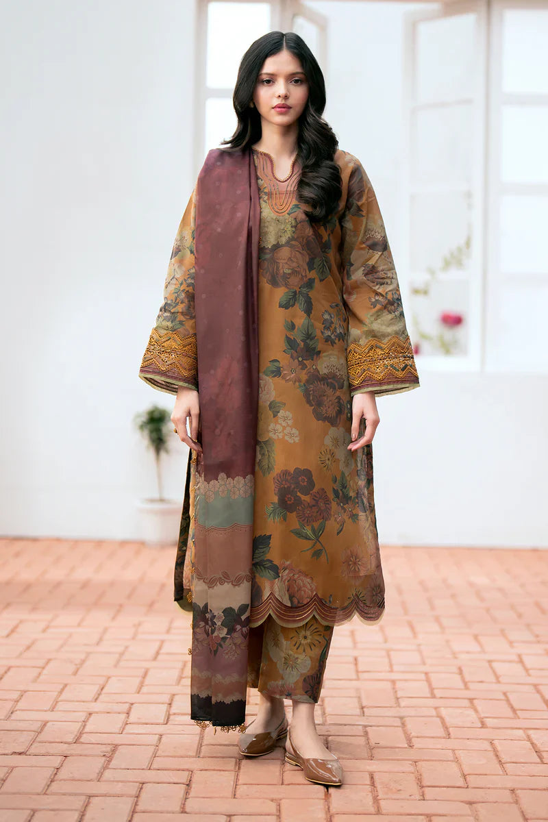 Classic Karandi Printed Suit – 3-Piece Set-813