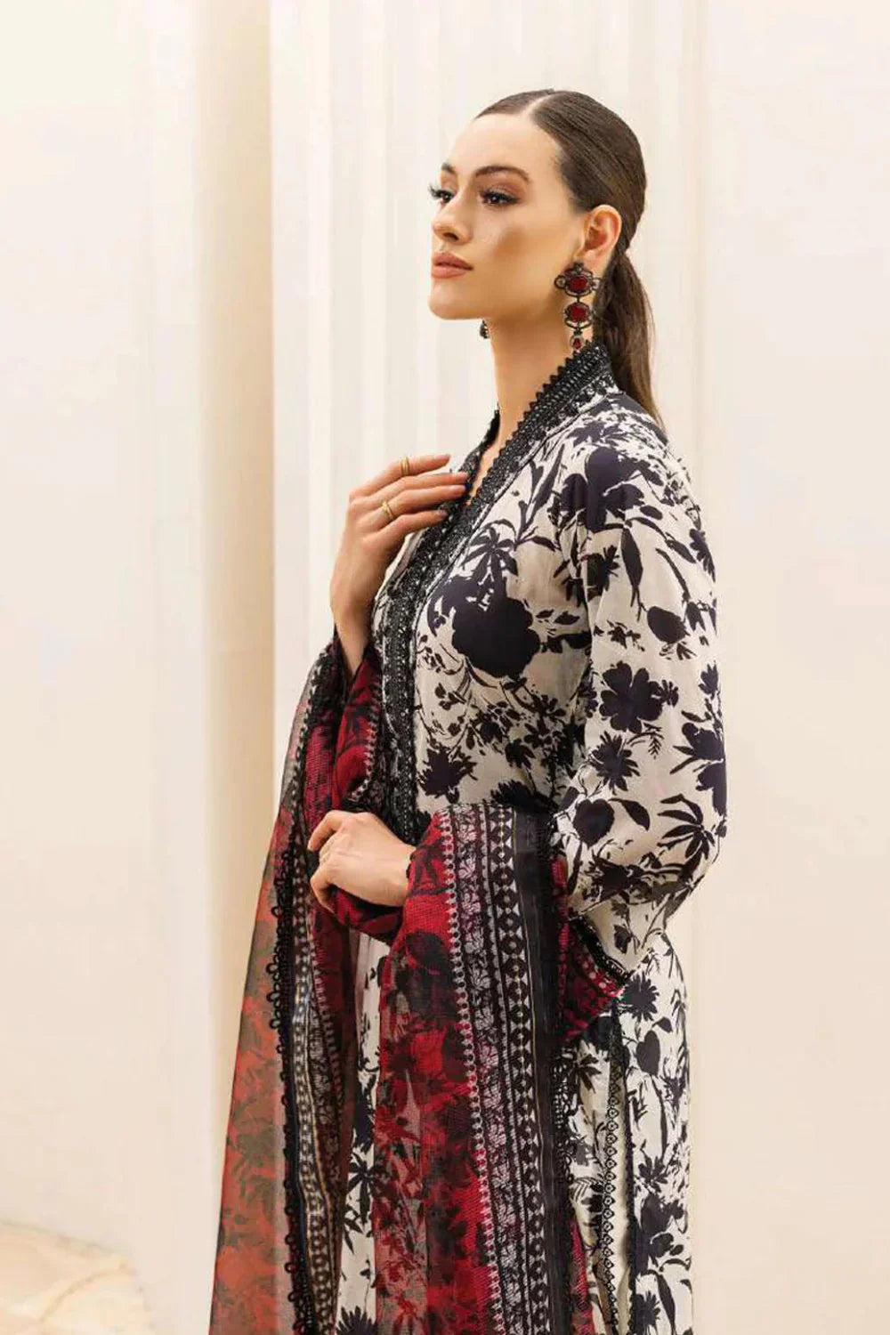 Classic Karandi Printed Suit – 3-Piece Set-816
