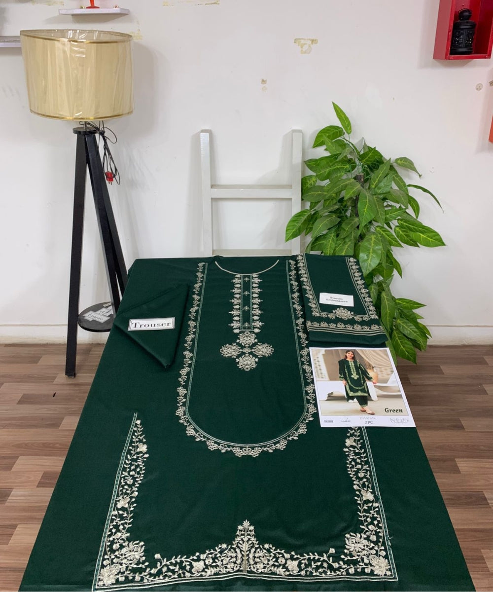 Premium Dhenak Fabric – 7 Elegant Winter Shades