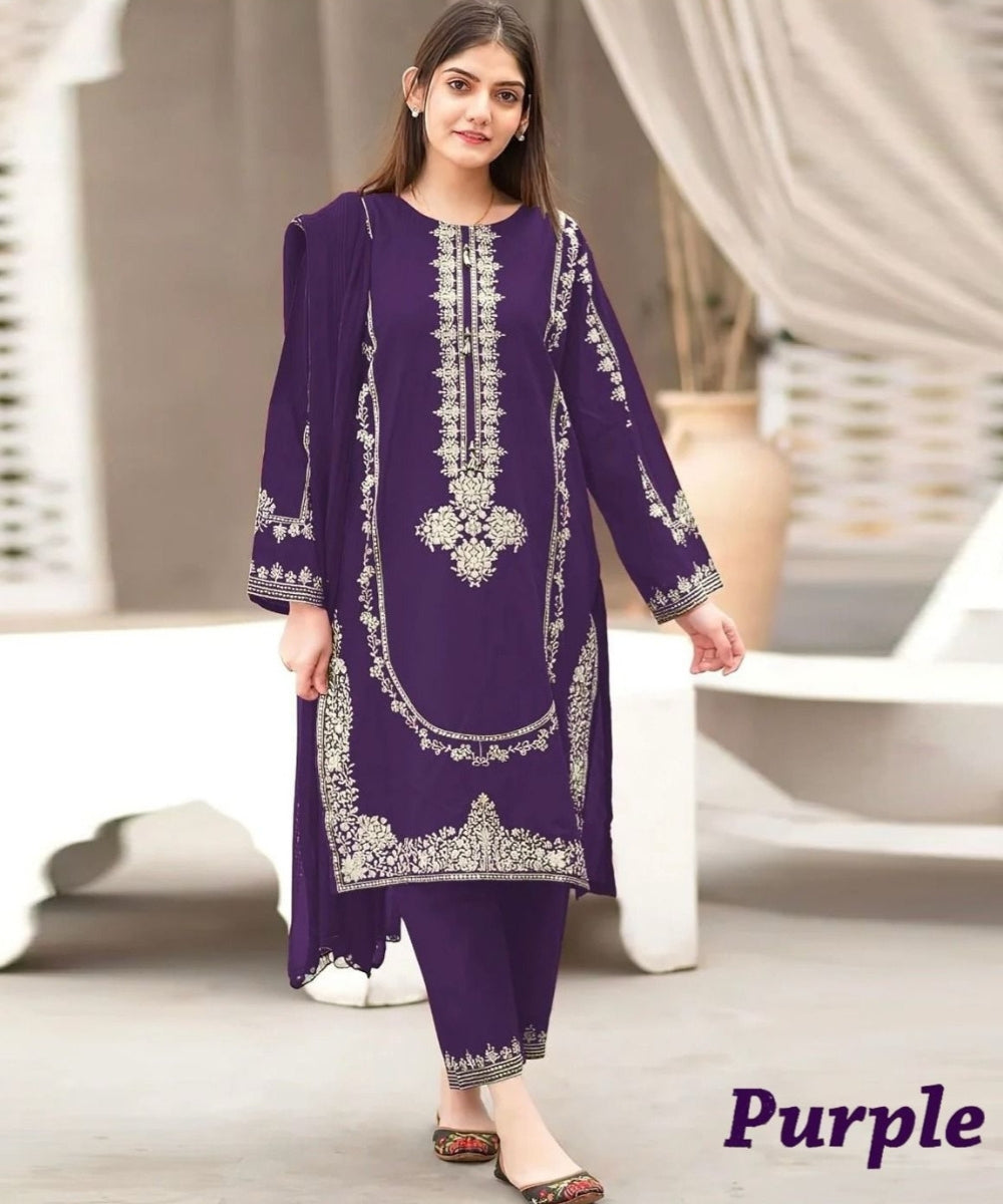 Premium Dhenak Fabric – 7 Elegant Winter Shades