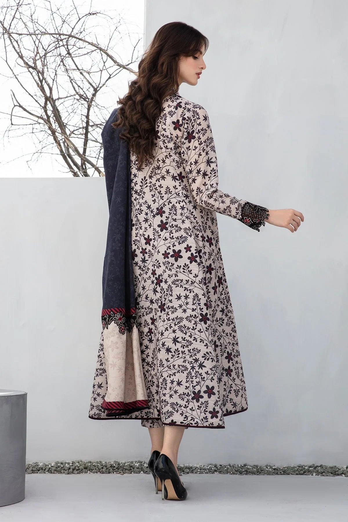 Classic Karandi Printed Suit – 3-Piece Set-802