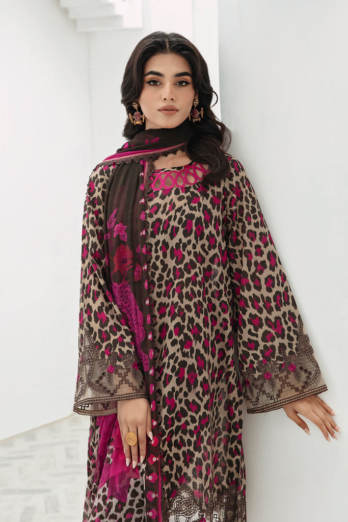 Classic Karandi Printed Suit – 3-Piece Set-R1701