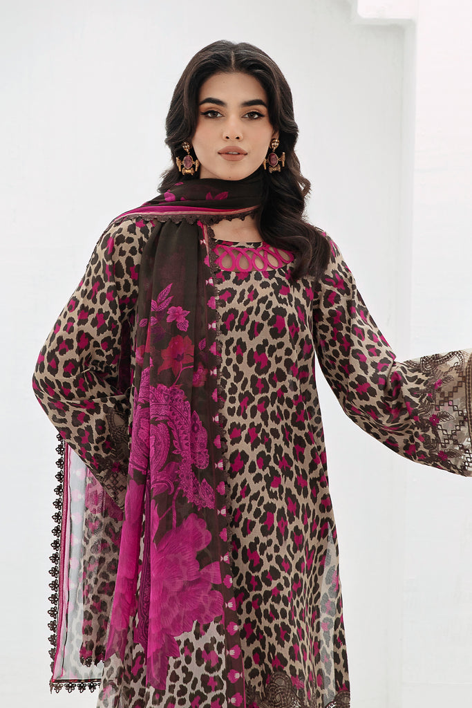 Classic Karandi Printed Suit – 3-Piece Set-R1701
