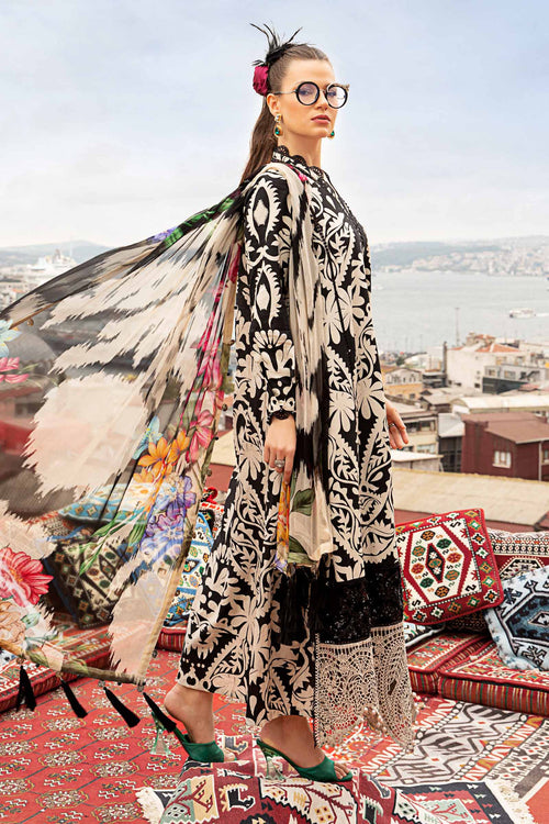 Classic Karandi Printed Suit – 3-Piece Set -1708