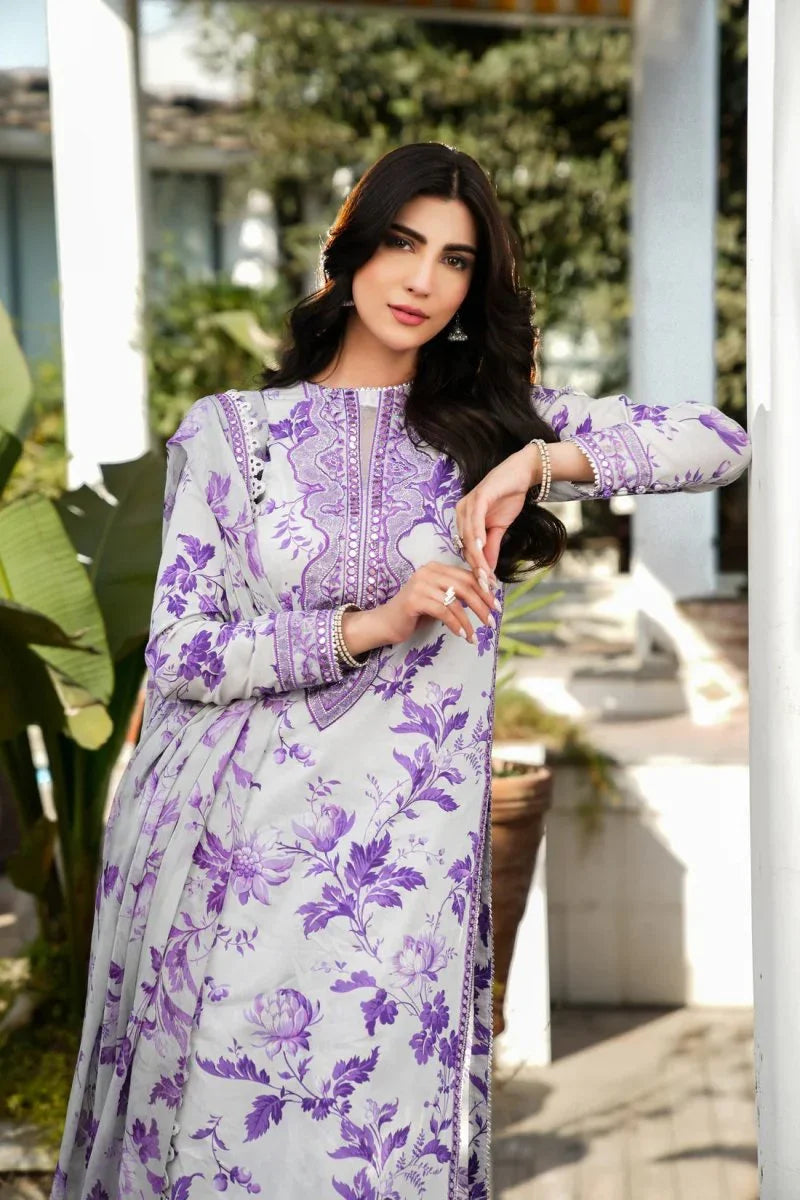 Classic Karandi Printed Suit – 3-Piece Set -2