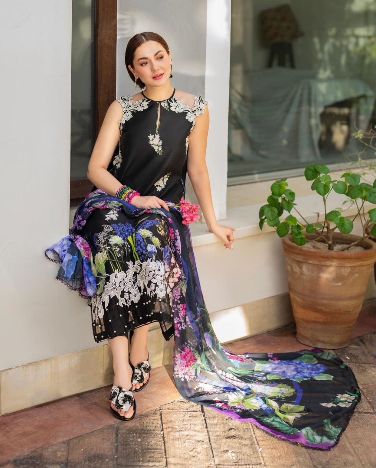 Classic Karandi Printed Suit – 3-Piece Set -3435