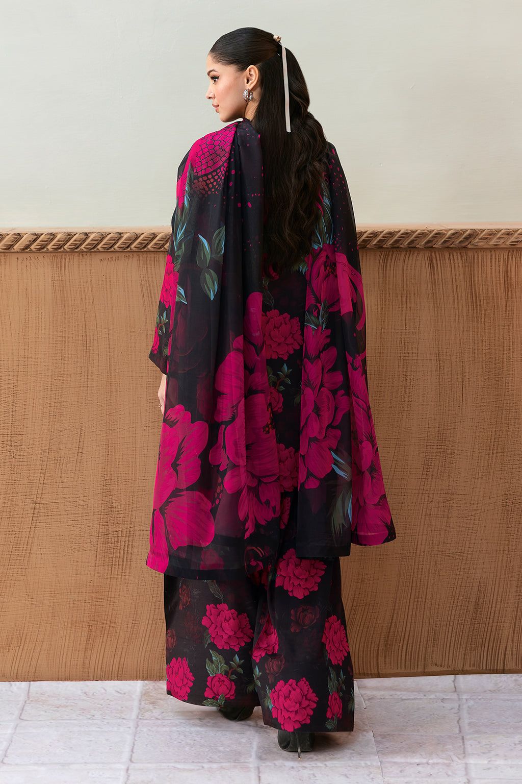 Classic Karandi Printed Suit – 3-Piece Set-1711