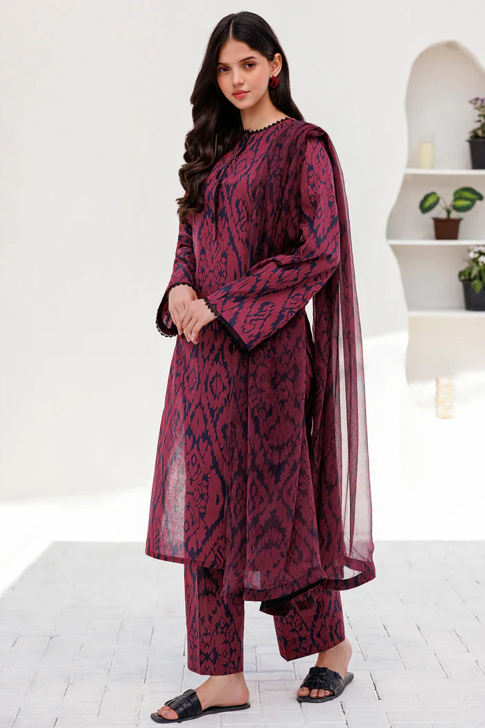 Classic Karandi Printed Suit – 3-Piece Set-822