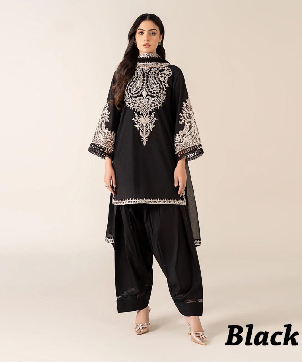 Meeram’s Dhenak Winter Dhenak Embroidery 2-Pc