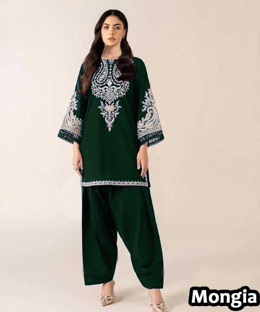 Meeram’s Dhenak Winter Dhenak Embroidery 2-Pc